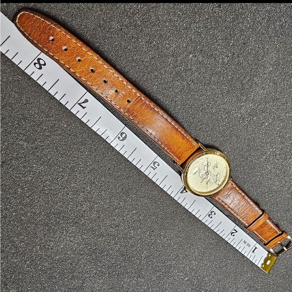 Vintage Lorus Disney Mickey Mouse Quartz Watch Gold Tone V811-1400 Working - Picture 9 of 9